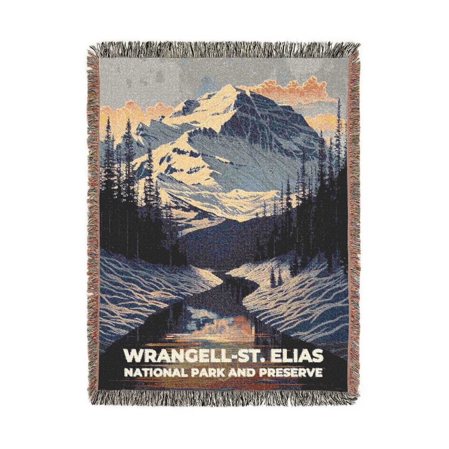 Wrangell-St. Elias National Park Woven Blanket | S19