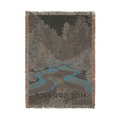 Hot Springs National Park Woven Blanket | S19