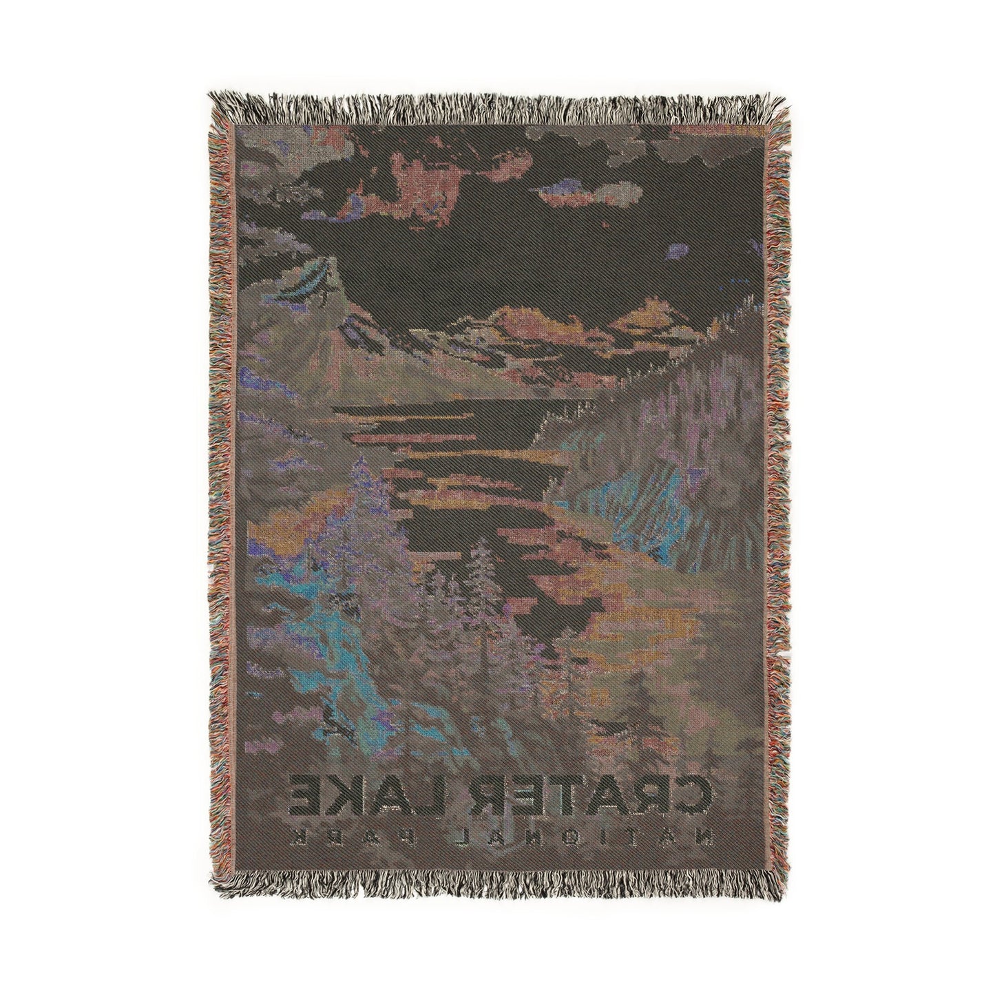 Crater Lake National Park Woven Blanket | S09