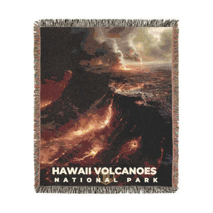 Hawaii Volcanoes National Park Woven Blanket | S12