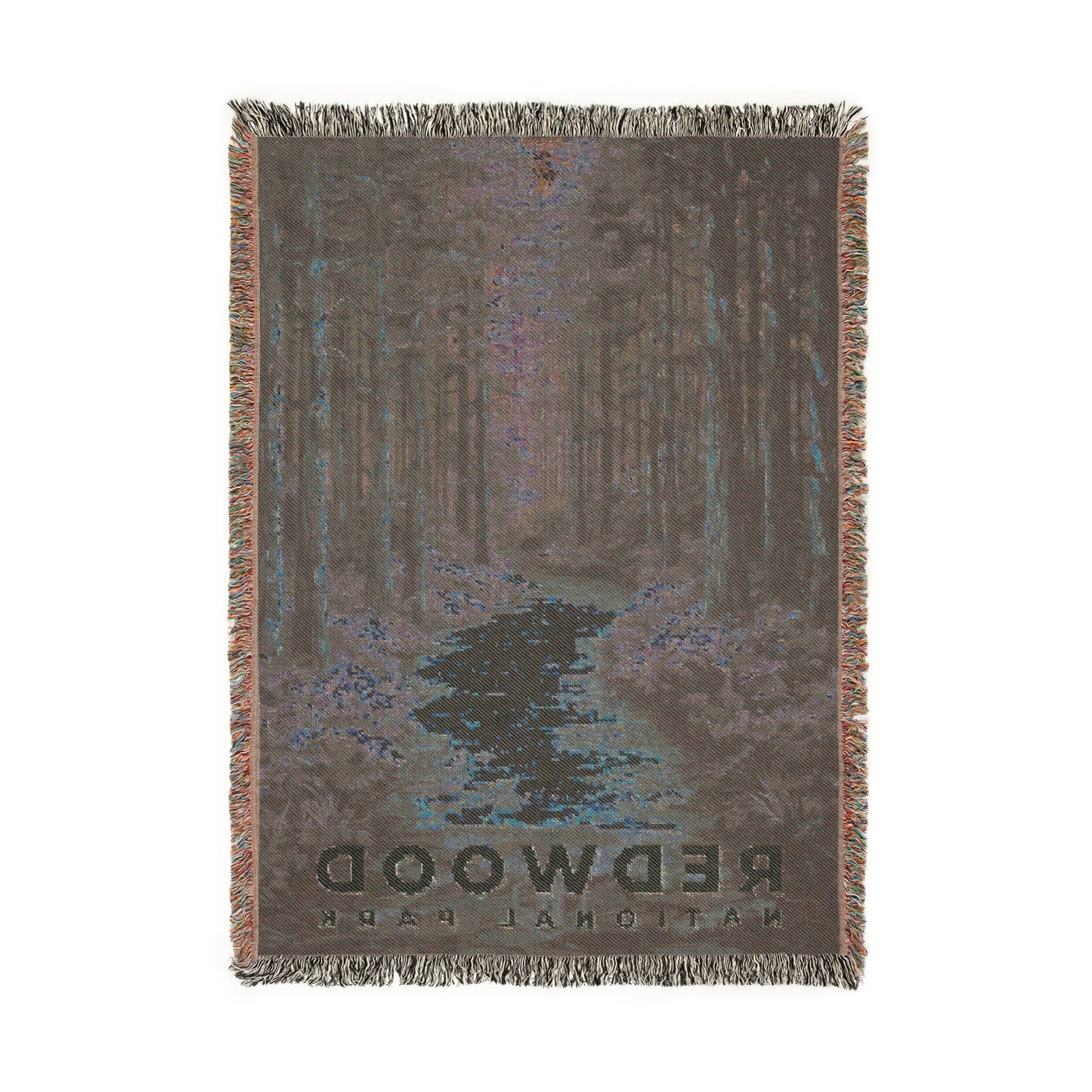 Redwood National Park Woven Blanket | S14