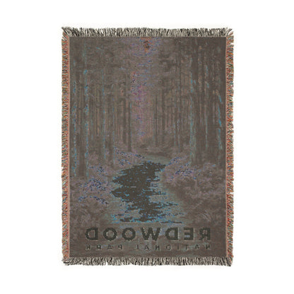 Redwood National Park Woven Blanket | S14