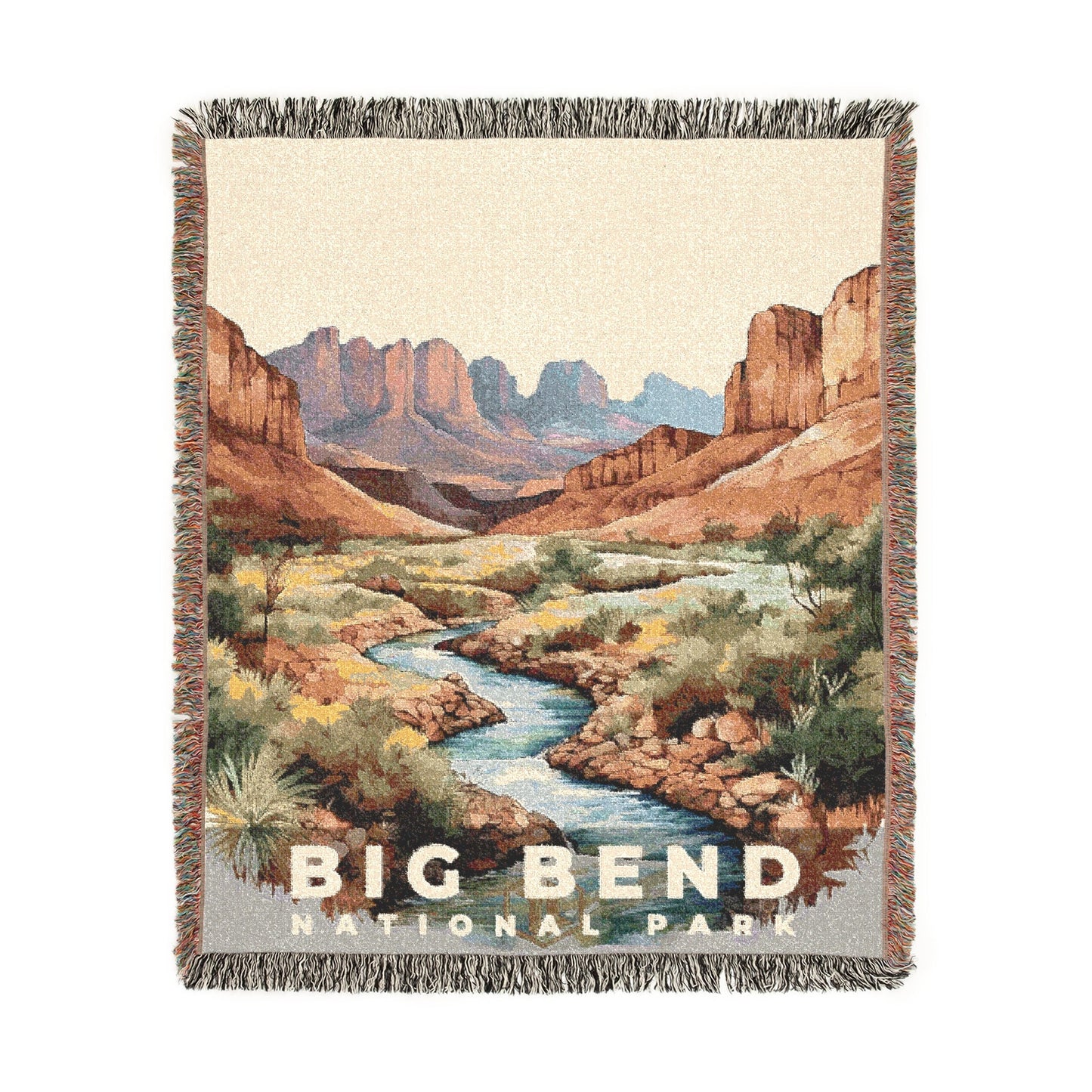 Big Bend National Park Woven Blanket | S08