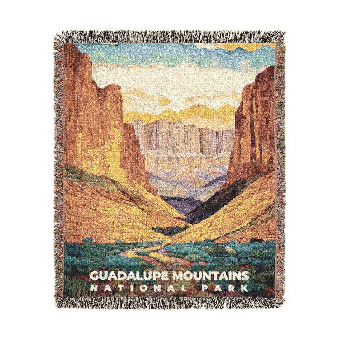 Guadalupe Mountains National Park Woven Blanket | S09