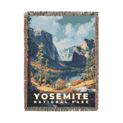 Yosemite National Park Woven Blanket | S18