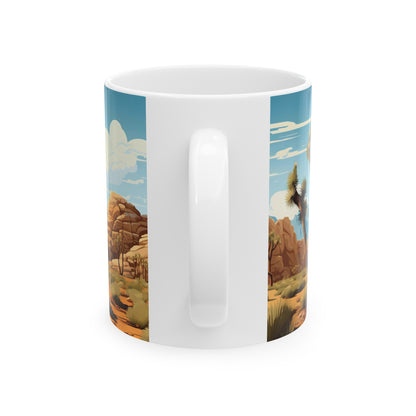 Joshua Tree National Park Mug | White Ceramic Mug (11oz, 15oz)