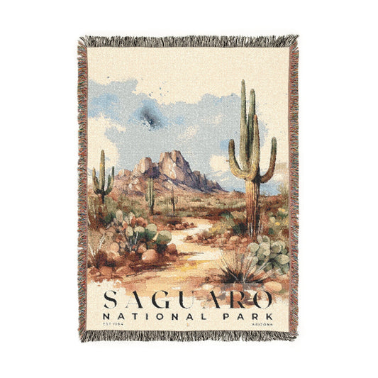 Saguaro National Park Woven Blanket | S04