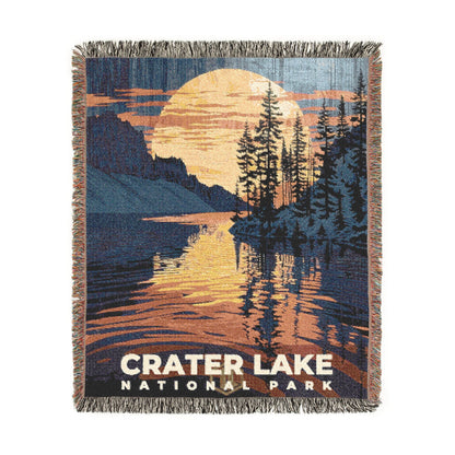 Crater Lake National Park Woven Blanket | S19
