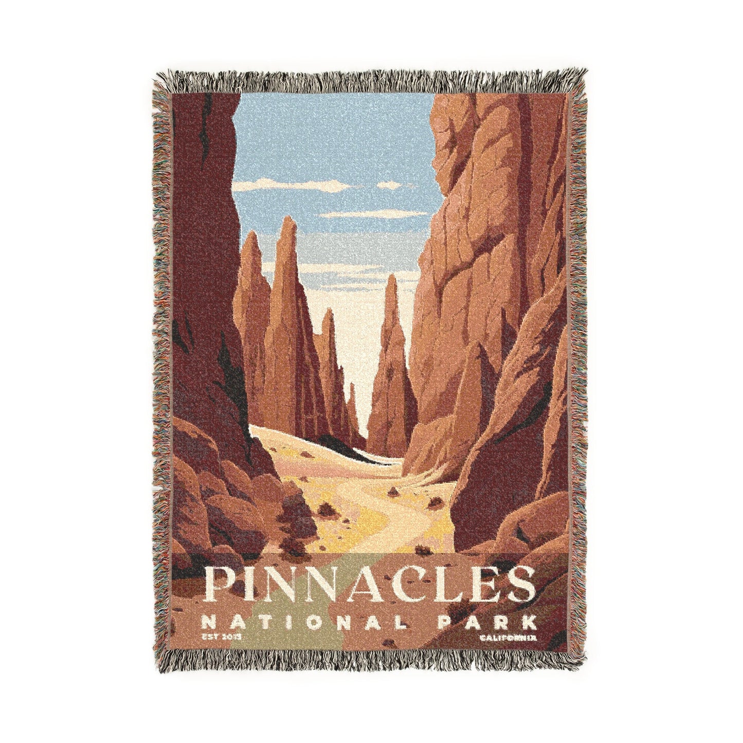 Pinnacles National Park Woven Blanket | S03