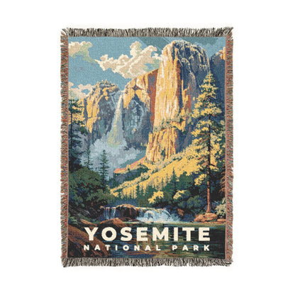 Yosemite National Park Woven Blanket | S11