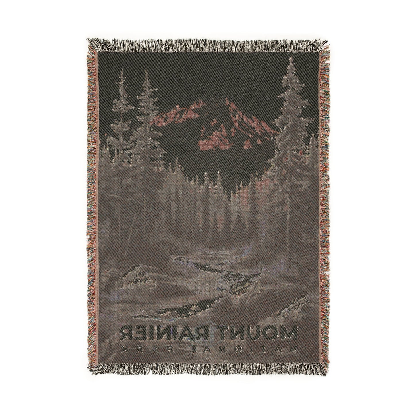 Mount Rainier National Park Woven Blanket | S17