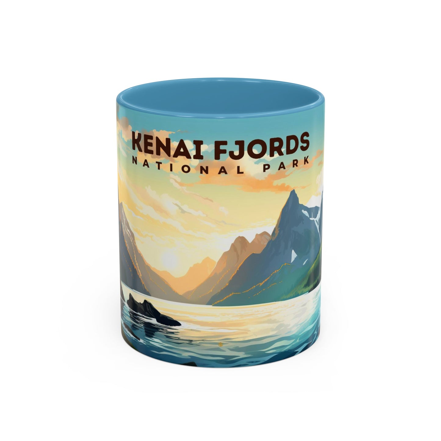 Kenai Fjords National Park Mug | Accent Coffee Mug (11, 15oz)