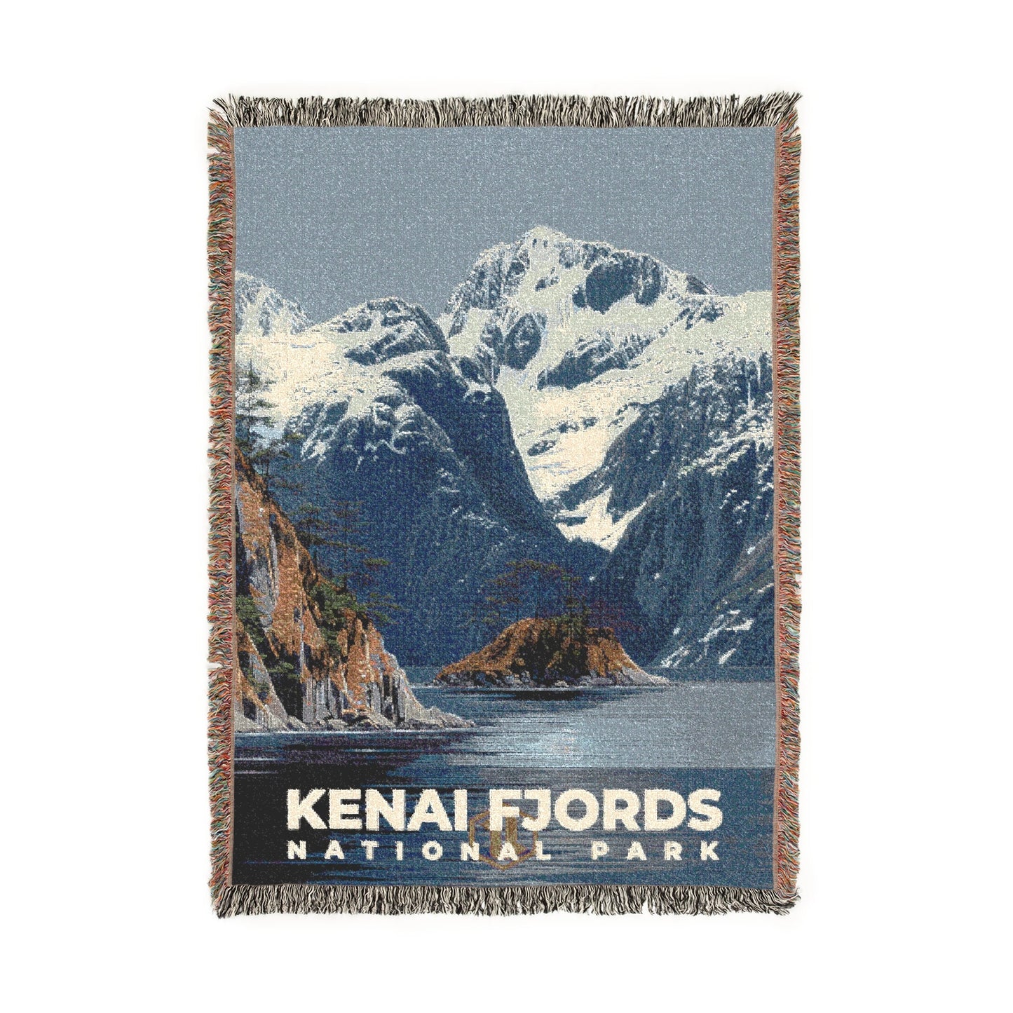 Kenai Fjords National Park Woven Blanket | S19