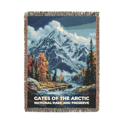 Gates of the Arctic National Park Woven Blanket | S16