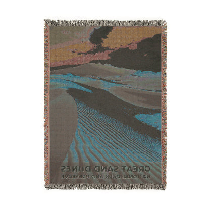 Great Sand Dunes National Park Woven Blanket | S10