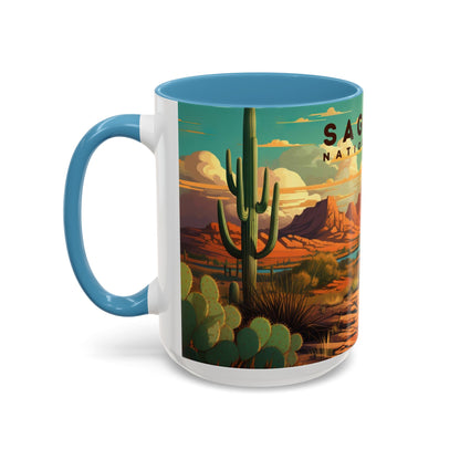 Saguaro National Park Mug | Accent Coffee Mug (11, 15oz)