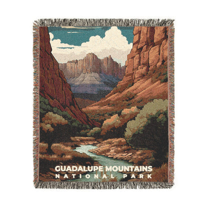 Guadalupe Mountains National Park Woven Blanket | S07