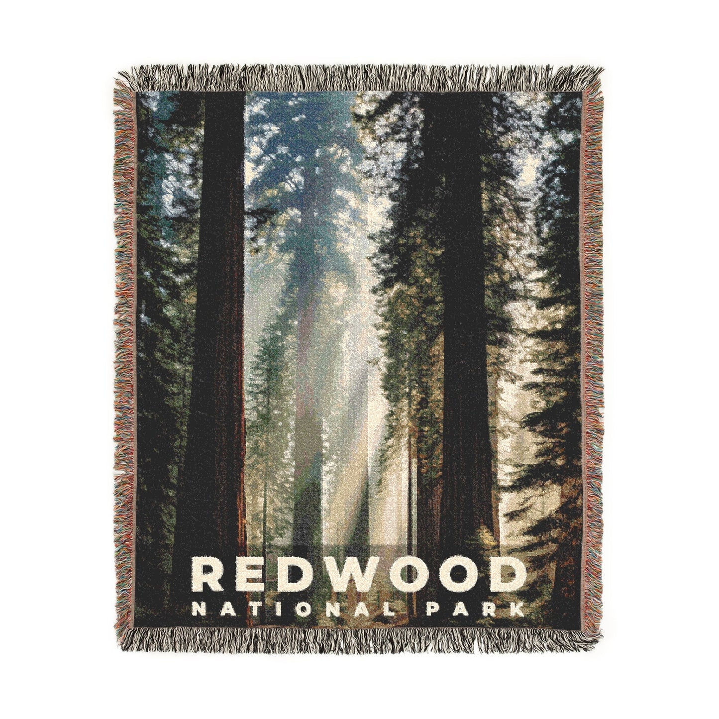 Redwood National Park Woven Blanket | S10