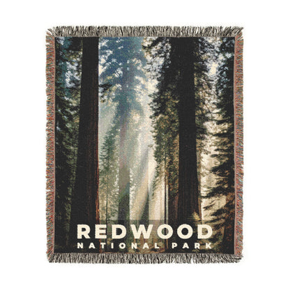 Redwood National Park Woven Blanket | S10