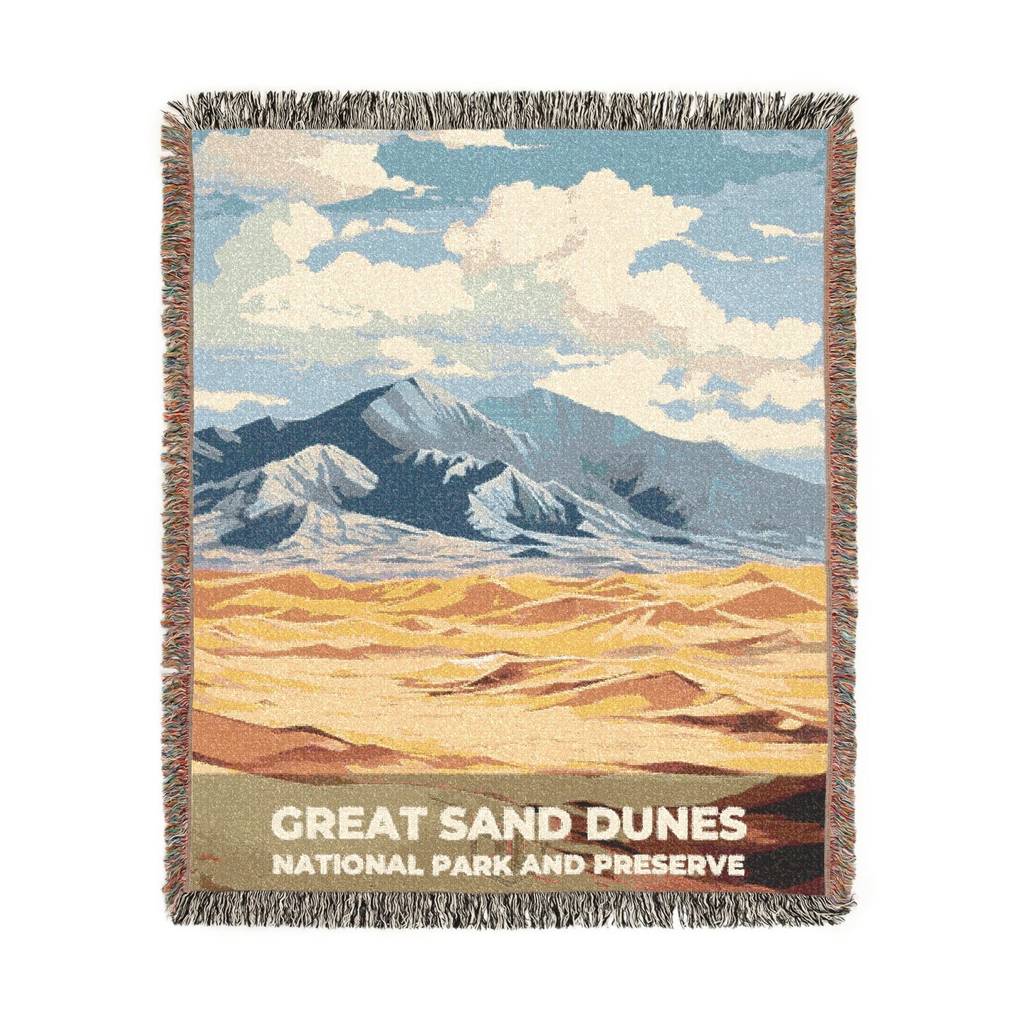 Great Sand Dunes National Park Woven Blanket | S06