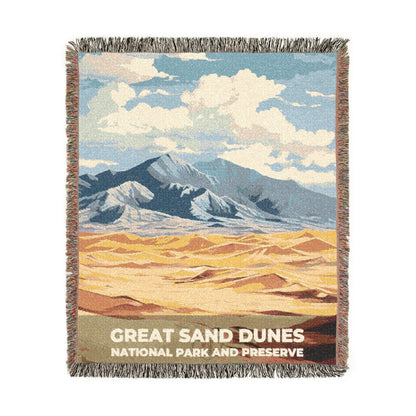 Great Sand Dunes National Park Woven Blanket | S06