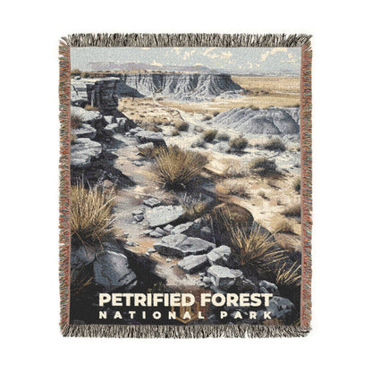 Petrified Forest National Park Woven Blanket | S17