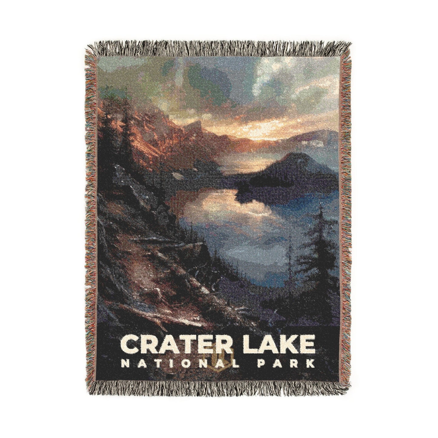 Crater Lake National Park Woven Blanket | S12