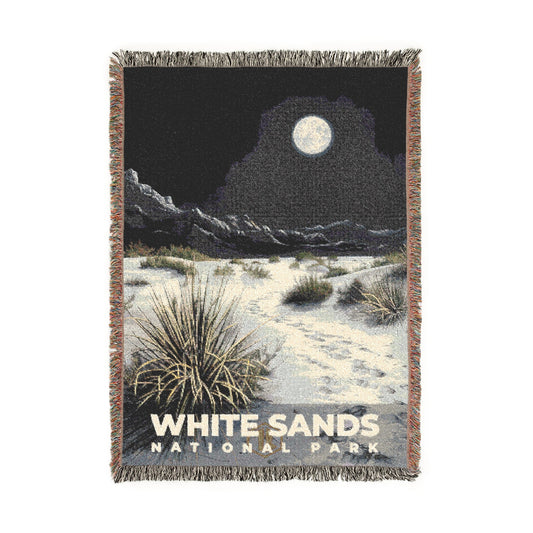White Sands National Park Woven Blanket | S17