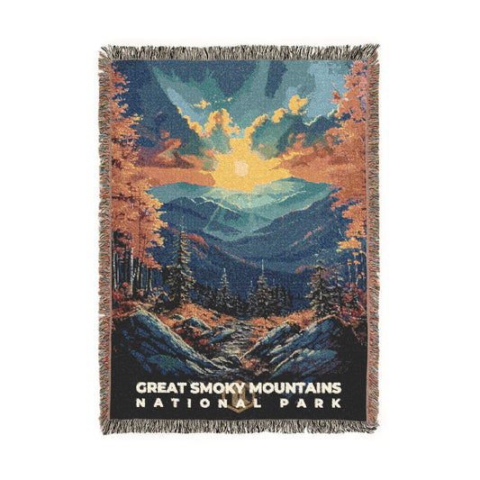 Great Smoky Mountains National Park Woven Blanket | S16