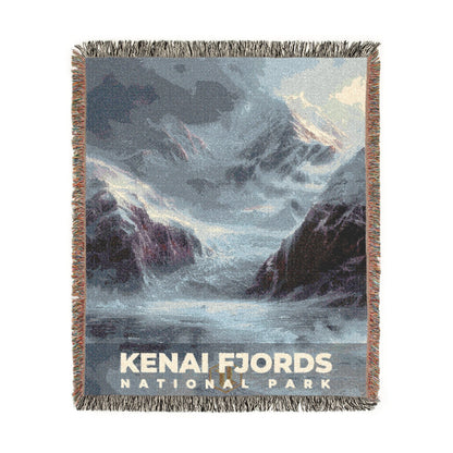 Kenai Fjords National Park Woven Blanket | S12
