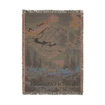 North Cascades National Park Woven Blanket | S16