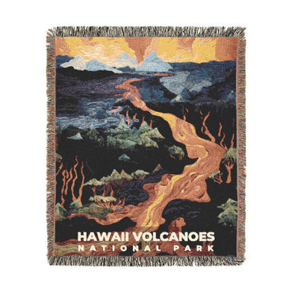 Hawaii Volcanoes National Park Woven Blanket | S09