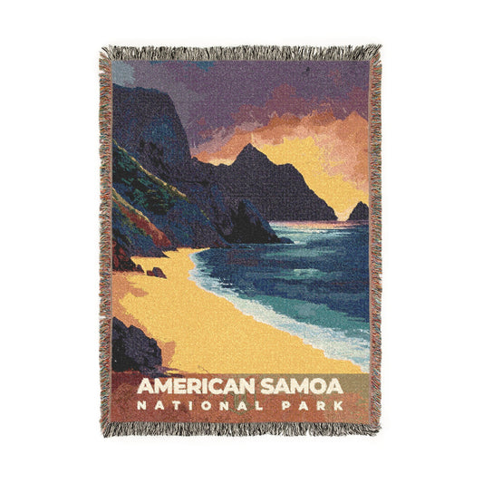 American Samoa National Park Woven Blanket | S20