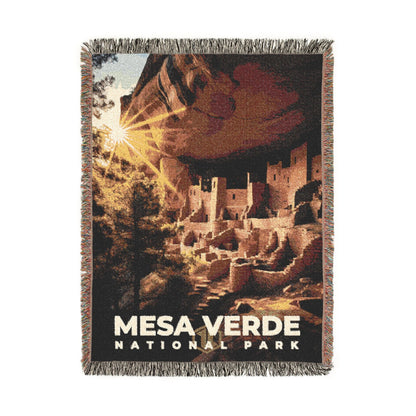Mesa Verde National Park Woven Blanket | S10