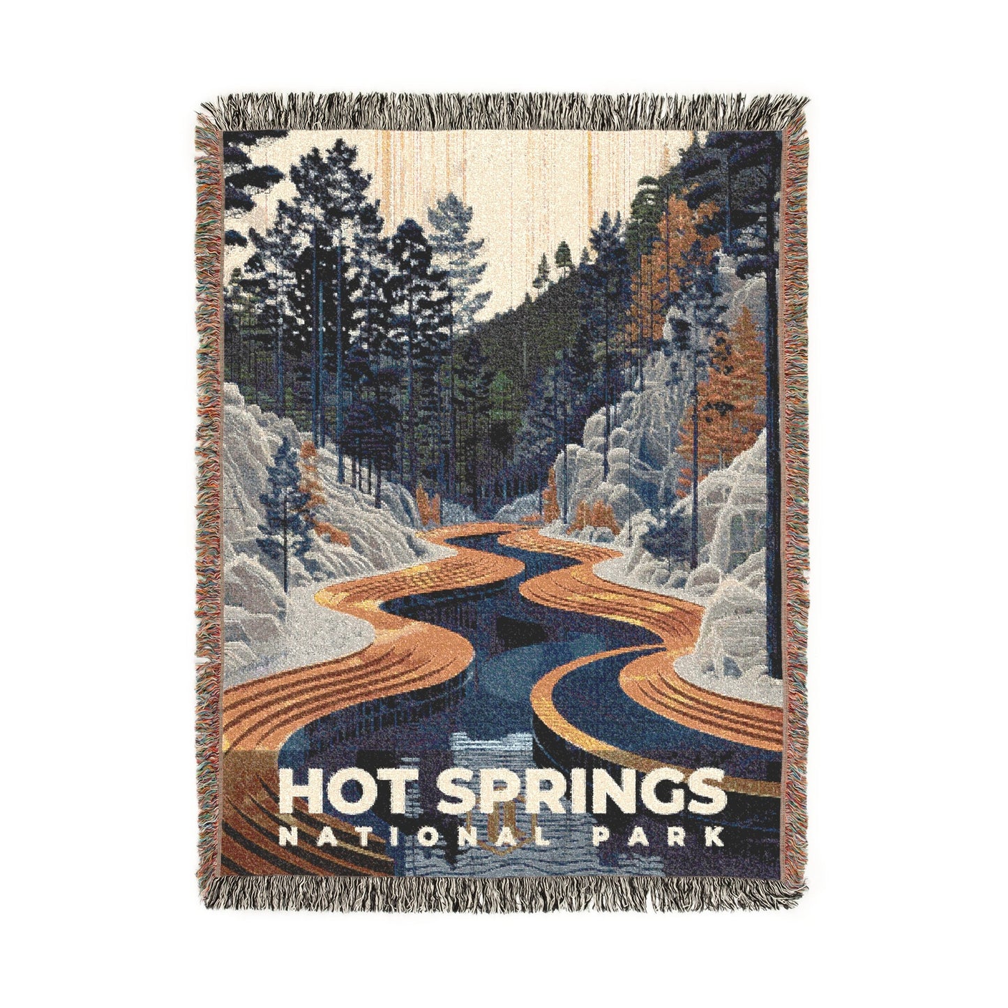 Hot Springs National Park Woven Blanket | S19