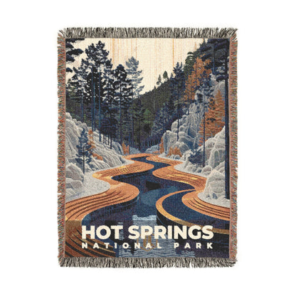 Hot Springs National Park Woven Blanket | S19