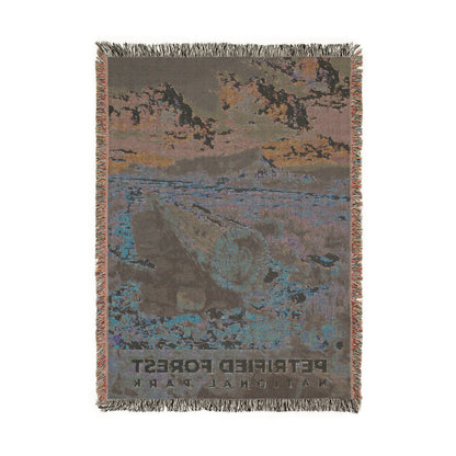 Petrified Forest National Park Woven Blanket | S14