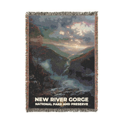 New River Gorge National Park Woven Blanket | S12