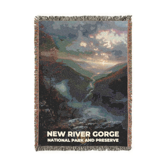 New River Gorge National Park Woven Blanket | S12