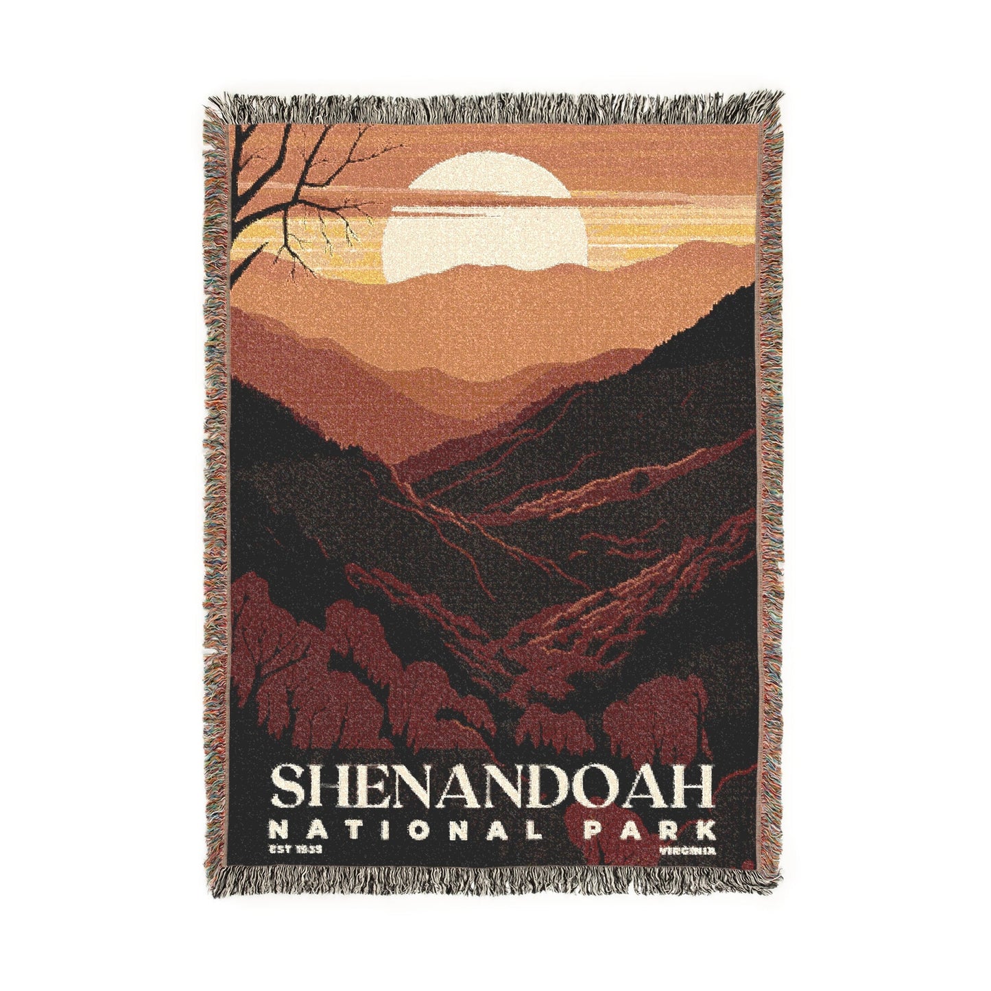 Shenandoah National Park Woven Blanket | S03
