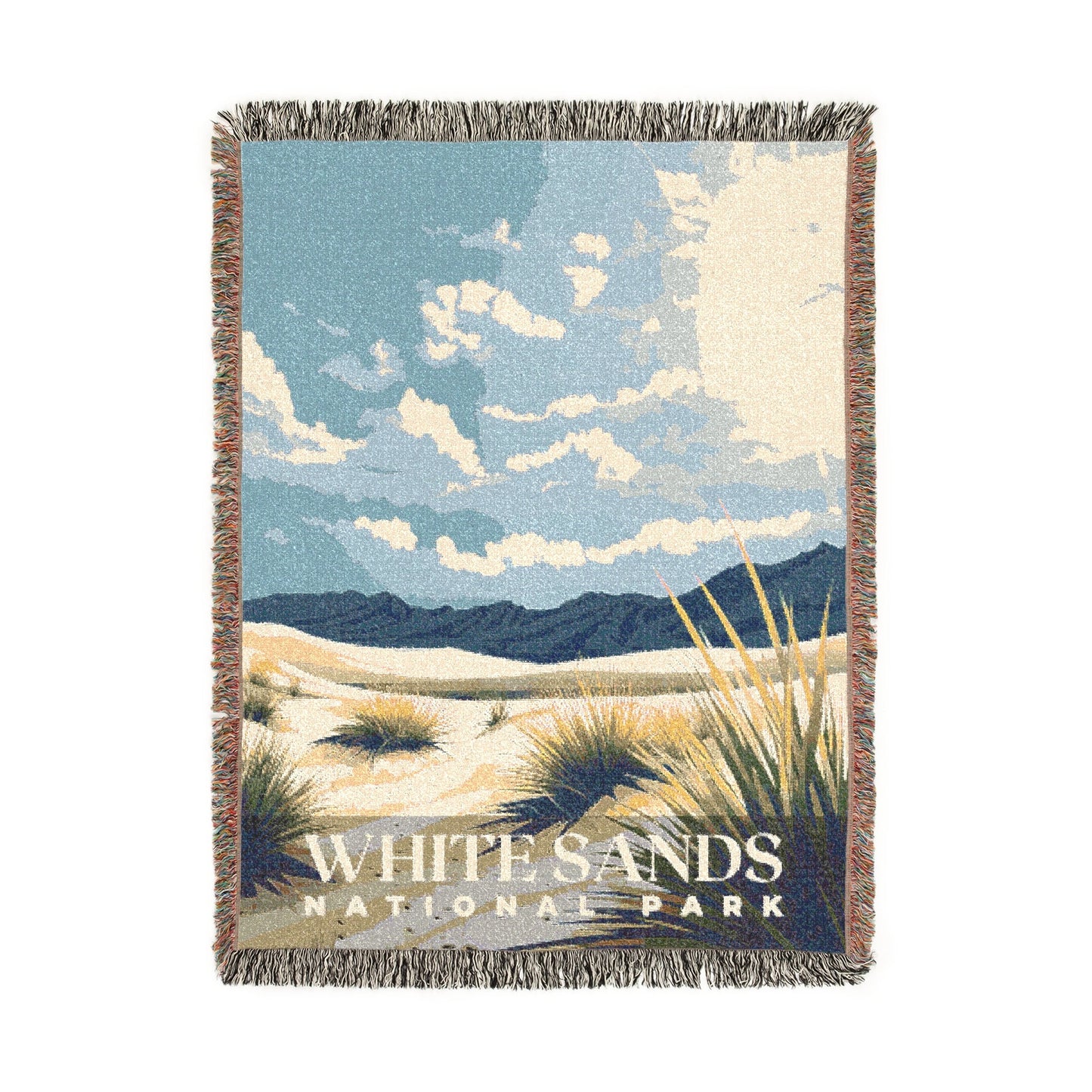 White Sands National Park Woven Blanket | S01