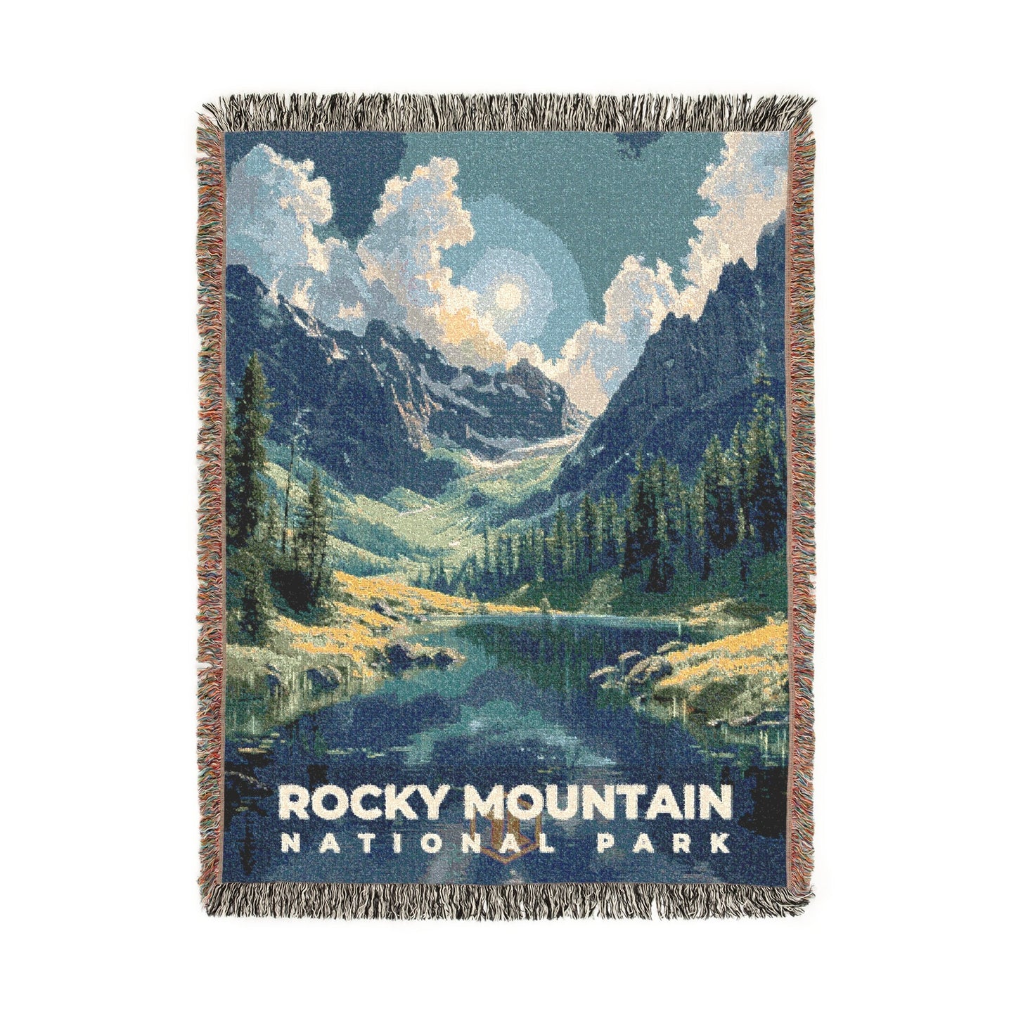 Rocky Mountain National Park Woven Blanket | S13