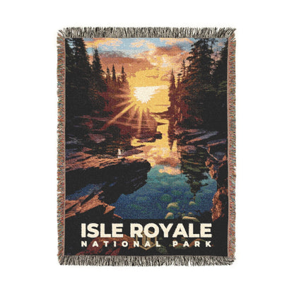 Isle Royale National Park Woven Blanket | S10