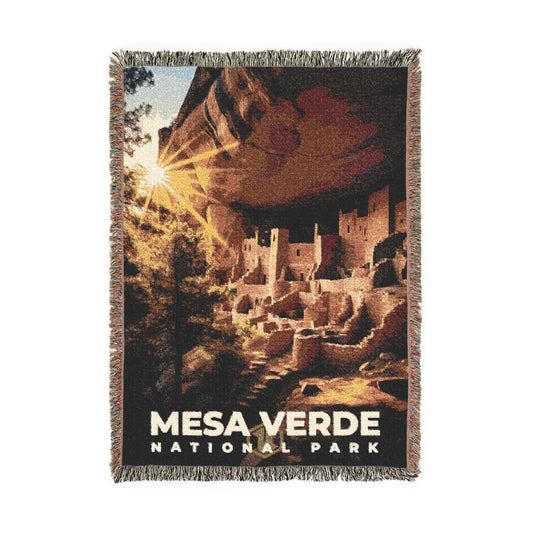 Mesa Verde National Park Woven Blanket | S10