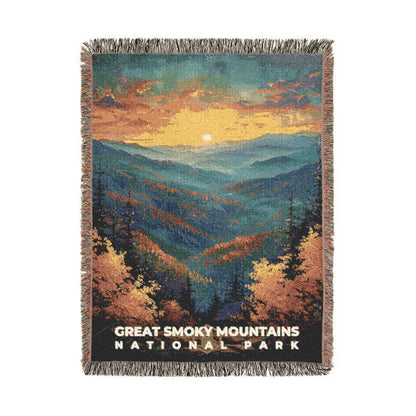 Great Smoky Mountains National Park Woven Blanket | S14
