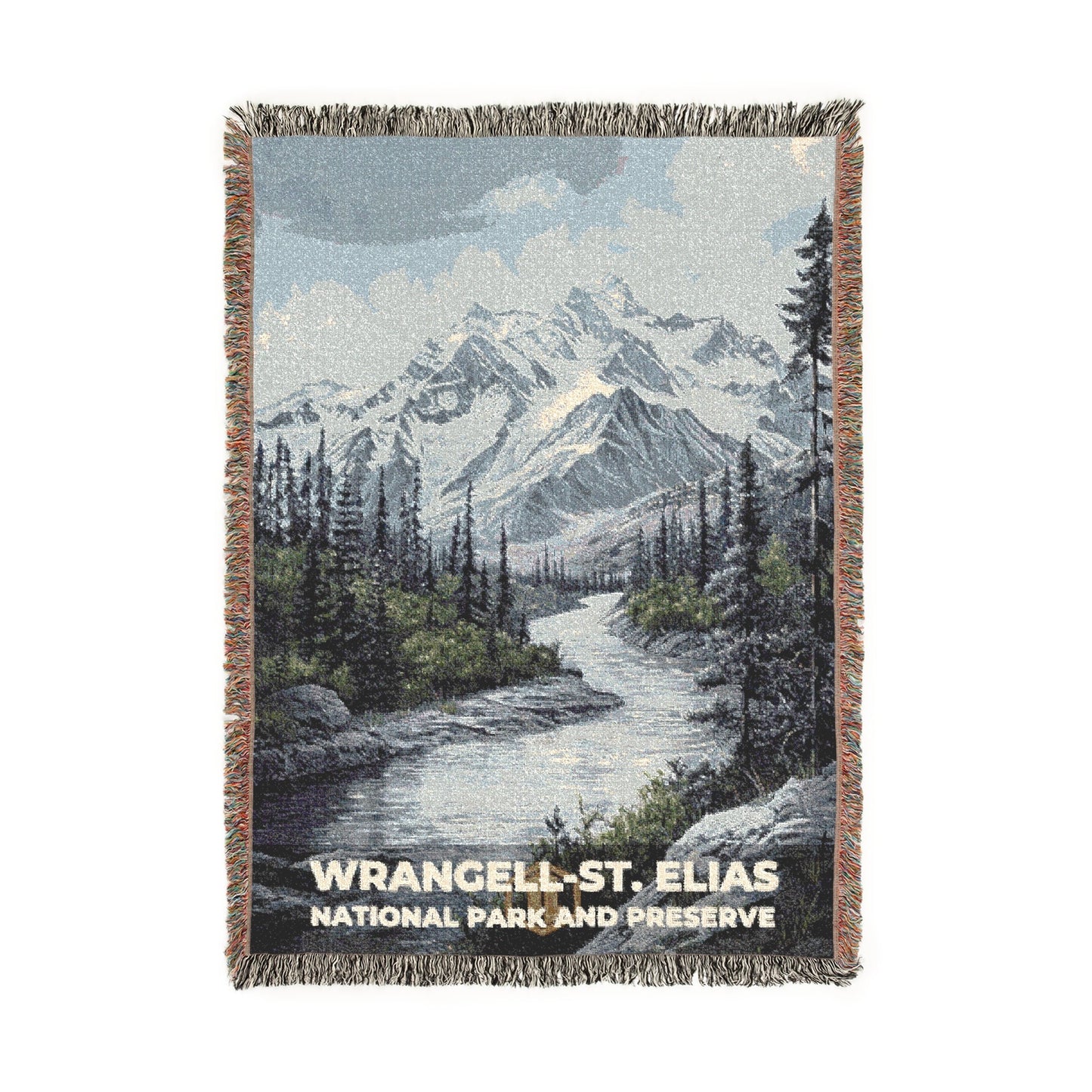 Wrangell-St. Elias National Park Woven Blanket | S17