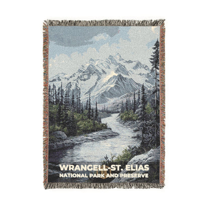 Wrangell-St. Elias National Park Woven Blanket | S17