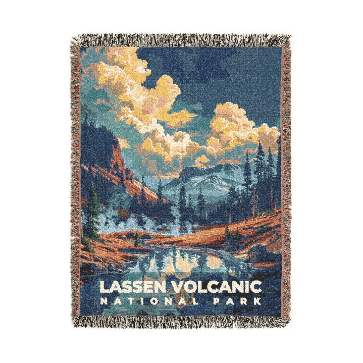 Lassen Volcanic National Park Woven Blanket | S11
