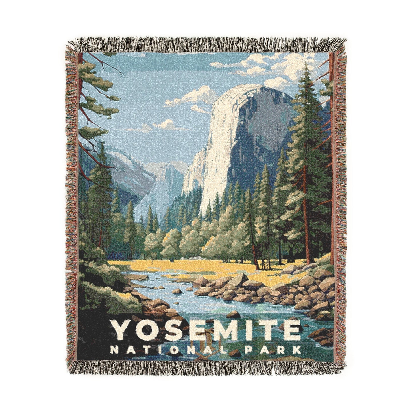 Yosemite National Park Woven Blanket | S07