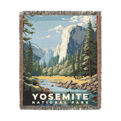 Yosemite National Park Woven Blanket | S07